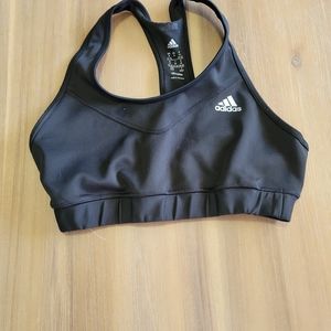 Adidas Sports Bra Size Medium Color Black